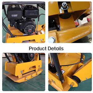 Compactador de placa de servicio pesado 15KN Compactador de placa vibratoria de intensidad vibratoria Compactador de placa pequeña para construcción - Product Image 2