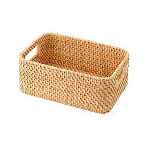 Wholesale Eco-friendly <b>Rattan</b> Picnic <b>Basket</b> Made in Vietnam Wicker <b>Laundry</b> <b>Baskets</b> Natural <b>rattan</b> <b>basket</b> - Product Image 1