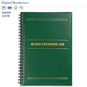 Quaderno <span class=keywords><strong>per</strong></span> la pressione sanguigna con copertina in pelle/tessuto/PP di grado medicale A5/B5 con rilegatura a spirale <span class=keywords><strong>per</strong></span> consultazioni mediche primarie, all'ingrosso 2026 - Product Image 1