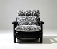 Fauteuil à bascule inclinable en bois de frêne, moderne, ergonomique, en tissu doux, pour hôtel, salon, relaxation