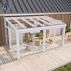 Veranda in Alluminio NUOXIN 6063-T6, Casa di Vetro per Quattro Stagioni Impermeabile per Applicazioni in Ville Eleganti e Minimaliste - Product Image 3