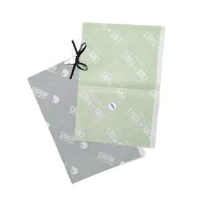 17gsm 맞춤형 브랜드 로고 인쇄 녹색 회색 실버 키즈 공예 인쇄 포장용 두꺼운 포장 티슈 페이퍼