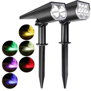 Luces solares de jardín LED impermeables, lámpara de camino con energía solar para patio, jardín y paisajismo. - Product Image 1