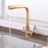 YL-602 style Moderne robinet d'eau purificateur chrome plaqué évier robinet mode design commercial brass main simple robinet de cuisine