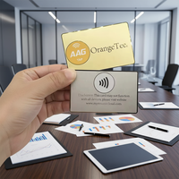 Cartes de visite en métal poli miroir de qualité supérieure avec gravure au laser, cadeau de luxe pour les partenaires commerciaux