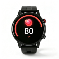 L23 4G GPS 智能手表 SOS 警报体温检测 IP67 防水防尘可穿戴式手表，适用于工厂建筑工地人员