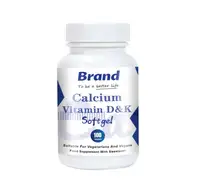 OEM ODM calcio vitamina D in Softgel calcio vitamina D & K Gel morbido capsula integratore sanitario