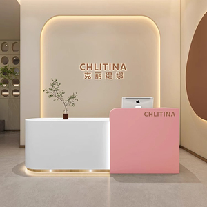 XTQT-069 Office Table And Chairs <strong>Reception</strong> Counter Front <strong>Desk</strong> Counter Small <strong>Reception</strong> <strong>Desk</strong> Salon <strong>Reception</strong> <strong>Desk</strong> Moden - Product Image 4