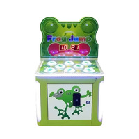 Machine de jeu d'arcade miniature à monnayeur pour enfants, type Whack-a-mole, avec lampe à balles électriques et fonction de frappe à la marteau