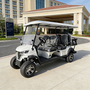 Voiturette électrique 4+2 places pour hôtel et complexe hôtelier, véhicule à faible vitesse avec auvent, batteries sans entretien 60V - Product Image 3