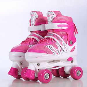 4 Ruedas <span class=keywords><strong>pattini</strong></span> a rotelle <span class=keywords><strong>pattini</strong></span> a rotelle 4 ruote lama Slalom scarpe in linea rullo lampeggiante per bambini adulti - Product Image 3