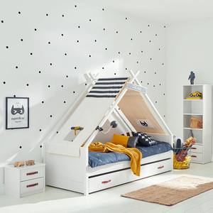 Lit pour enfants en bois de hêtre massif, design moderne, couleur blanche, pour les enfants de 0 à 8 ans, meubles de chambre familiale, vente en gros - Product Image 3