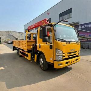 <span class=keywords><strong>Camion</strong></span> grue Isuzu 4x2 de 5 tonnes personnalisé <span class=keywords><strong>avec</strong></span> grue à flèche droite et grue à flèche articulée de 3,2T - Product Image 3