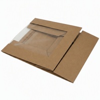 Boîte à pâtisserie pliable en papier écologique avec fenêtre, personnalisable avec logo du fabricant