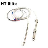 Capteur de température à thermocouple de type K J T E en acier inoxydable 304, à installation rapide par baïonnette, pour machines industrielles