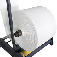 Rouleau de sacs tissés en PP à prix avantageux, rouleaux de sacs à riz tissés de haute qualité, rouleaux de tissu tissé en PP