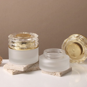 Nuevo Envase de Vidrio de Alta Gama para Cosméticos, Botella Dispensadora de Loción con Bomba, Modelo <span class=keywords><strong>Bacara</strong></span>, Botella Vacía - Product Image 4