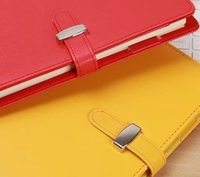 Agenda professionnel en cuir A5 à feuilles mobiles avec reliure à anneaux