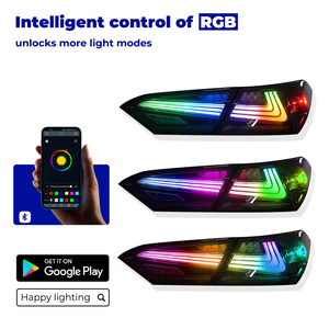 LED Rear Lamp Clear Lens New Retrofit Upgrade Daytime Running <b>Lights</b> 6000K 6000 Lumens <b>Plug</b> Play 2018-2021 Wholesale RGB New - Product Image 4