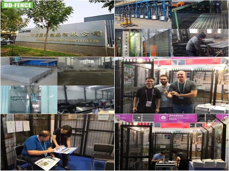 Home Garden V Folds Welded Wire Mesh Fence Panel for Sale