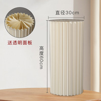 A00019 Accessoires de mariage modernes, colonne en papier pliable, décoration de table de dessert, présentoir à fleurs, supports cylindriques, centre de table pour fête