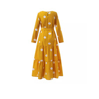 Robe longue décontractée pour femme, imprimé floral, style A-Line, pour l'Aïd Ramadan 2026, élégante, style Dubaï, vêtement islamique, robe maxi élégante