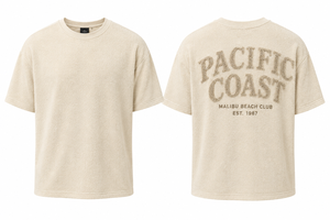 เสื้อยืดเฟรนช์เทอร์รี่ทรงโอเวอร์ไซส์ ทรงบ็อกซี่ ผ้าฝ้ายเทอร์รี่พรีเมียม เสื้อยืดลำลองสไตล์สตรีทแวร์สำหรับผู้ชาย - Product Image 2