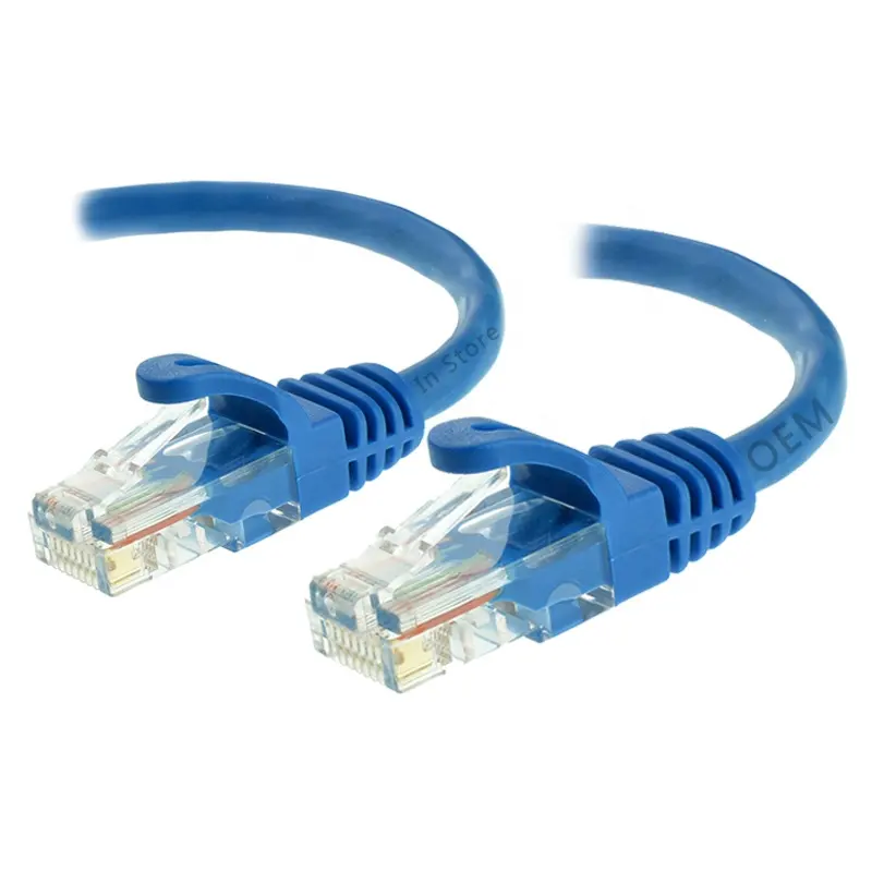 1M 1.5M 2M 10M 24Awg Cord Utp Stp Adp Cca Ftp Network Lan Ethemet 1000Ft Full Copper Patch Rj 45 Rj45 Plug Cat5 Cat5E Cable