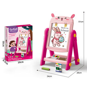 Pizarra de Doble Cara con Letras, Números, Símbolos Matemáticos y Animales de Dibujos Animados, Regalo para Niños - Product Image 6