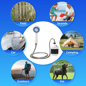 Pompe de douche électrique portable Mingchan rechargeable par USB et <span class=keywords><strong>gadget</strong></span> avec distributeur d'eau pour l'extérieur - Product Image 5