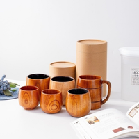 Vaso de Whisky de Roble Artesanal de Marca Privada de Fábrica, Vaso de Whisky de Madera Quemada para Hombre, Regalo
