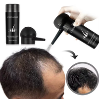 Fibres capillaires épaississantes de bonne qualité, poudre de fibres capillaires 27,5 g, traitement de la perte de cheveux, fibres de kératine avec applicateur en spray