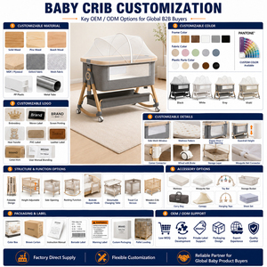 <span class=keywords><strong>Cuna</strong></span> Plegable para Bebé, Altura Ajustable, <span class=keywords><strong>Cuna</strong></span> Portátil para Bebé, Juego <span class=keywords><strong>de</strong></span> Ropa <span class=keywords><strong>de</strong></span> Cama para Recién Nacido - Product Image 4