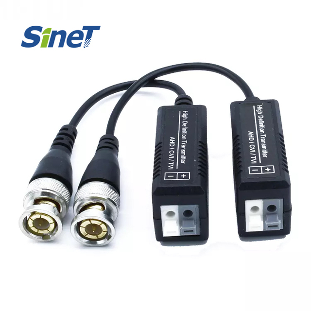Passive HD Video Balun With Power Audio E For CCTV IP Camera Full Hdcvi HD-TVI HD Video Balun Connector