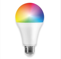 Ampoule LED intelligente Woojong 7W avec télécommande WiFi, lumière du jour froide 6500K, 220-240V E27 pour la maison