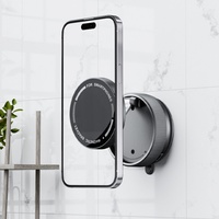 Support de téléphone pour voiture à ventouse ultra-résistante, réglable à 360°, support flexible en PC pour votre voiture, compatible avec les modèles 15 et 16 Pro