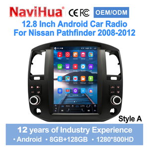 Navihua รุ่นใหม่ อัปเกรด 12.8 นิ้ว สำหรับ Nissan Pathfinder ปี 2008 2012 จอแนวตั้ง วิทยุติดรถยนต์ระบบ Android มัลติมีเดีย Carplay DSP GPS สเตอริโอ - Product Image 1