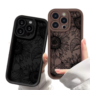 เคสโทรศัพท์มือถือ Okris สำหรับงานซับลิเมชั่น วัสดุ TPU+PC+โลหะ สำหรับลายแมว ป้องกันการกระแทก ลายสัตว์ - Product Image 1