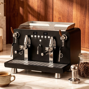 Nouvelle <span class=keywords><strong>Machine</strong></span> <span class=keywords><strong>à</strong></span> <span class=keywords><strong>Café</strong></span> Expresso Italienne Double Groupe Multifonctionnelle <span class=keywords><strong>Prix</strong></span> Usine Ventes Flash - Product Image 4