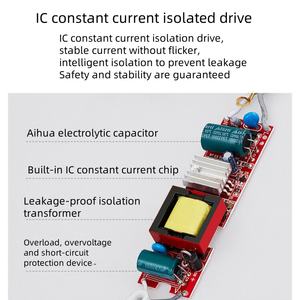 Suspension linéaire rectangulaire commerciale longue barre connexion sans couture Dimmable Suspension bureau <span class=keywords><strong>LED</strong></span> lumières suspendues - Product Image 5