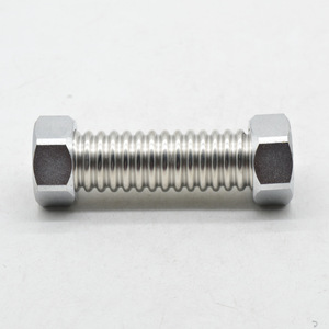 Baizhan Valves One-Inch Stainless Steel Corrugated Brass Hose Explosion-Proof Water <b>Heater</b> Connection <b>Pipe</b> Hot Cold Water Hoses - Product Image 5