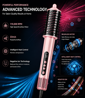 Nouveau Sèche-cheveux Coiffant Multi-fonctions 9-en-1 avec Technologie BLDC, Styler Boucles Rotatif Automatique, Sèche-cheveux Ionique et Brosse Volumisante Chauffante