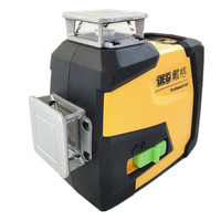 Niveau laser à faisceau vert de qualité industrielle OEM d'usine, personnalisé 4D 12 lignes, auto-nivelant avec batterie au lithium de grande capacité