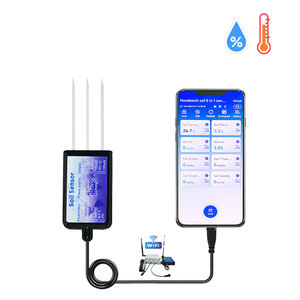 مستشعر رطوبة التربة ودرجة الحرارة <span class=keywords><strong>2</strong></span> في 1 مع تطبيق Lorawan Wifi 4G GPRS للزراعة - Product Image 1