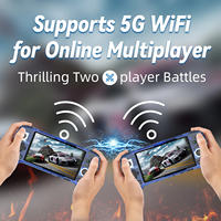 NOUVELLE Console de Jeux Portable RG556 Système Android 13 Écran AMOLED 5,48 Pouces 8 Go de RAM 128/256 Go de Stockage Gyroscope Six Axes Wi-Fi