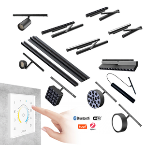 TuyaスマートWifi Zigbee 11mm超薄型トラックレールシステムLED光源付きモダンな屋内用アルミランプ本体 - Product Image 2