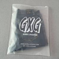Sacs en plastique givré CPE biodégradable avec fermeture éclair, personnalisables avec logo, pour vêtements, t-shirts, maillots de bain – Vente en gros