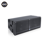 Ensemble complet de sonorisation professionnelle avec enceintes Line Array doubles de 10 pouces + caisson de basses de 18 pouces, système sonore avec microphone et table de mixage DJ
