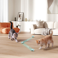 Jouet interactif de souris de détection intelligente d'entraînement automatique jouet USB rechargeable pour chat Teaser jouer souris électrique jouets pour chat