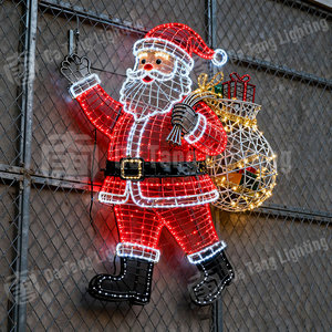 Fabricant et fournisseur en gros de décorations LED extérieures sur le thème du Père Noël, fabriquées en Chine. - Product Image 4